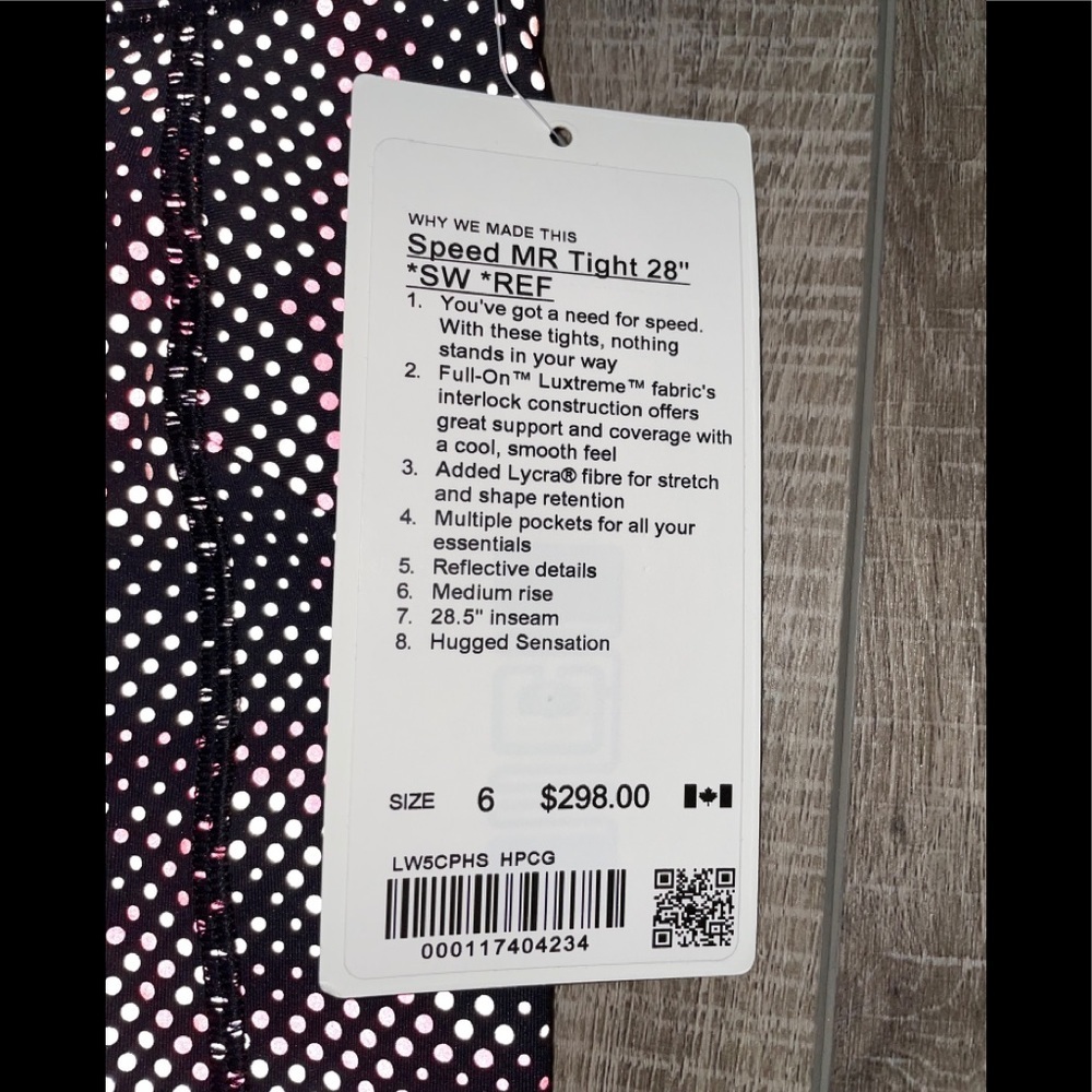 Lululemon Reflective Speed Tight V *SeaWheeze in High Tempo - Picture 4 of 8